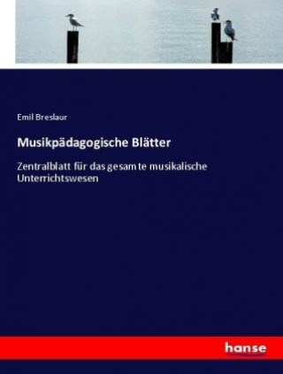 Książka Musikpadagogische Blatter Emil Breslaur