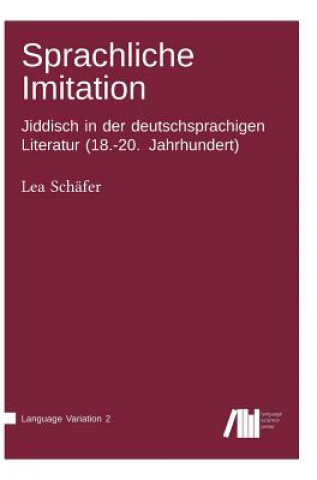 Kniha Sprachliche Imitation Lea Schäfer