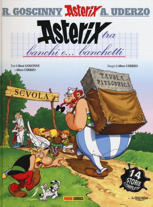 Boek Asterix tra banche e banchetti René Goscinny