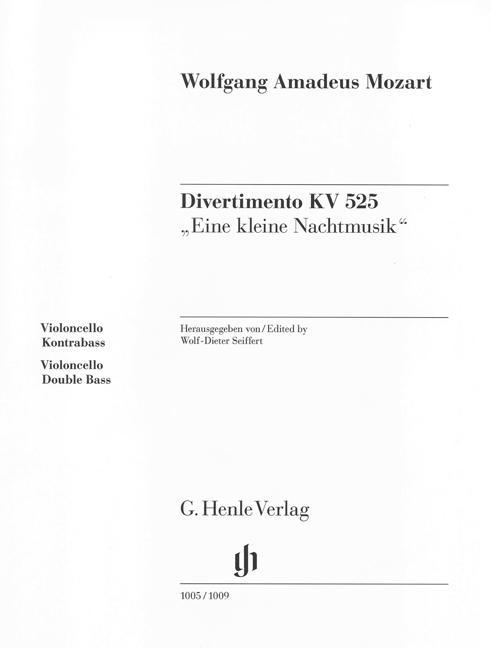 Książka Mozart, W: Divertimento KV 525 "Eine kleine Nachtmusik" Wolfgang Amadeus Mozart