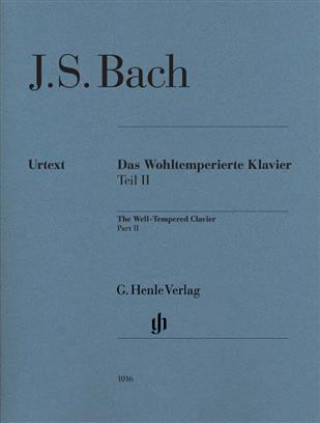 Kniha Bach, Johann Sebastian - Das Wohltemperierte Klavier Teil II BWV 870-893 Johann Sebastian Bach