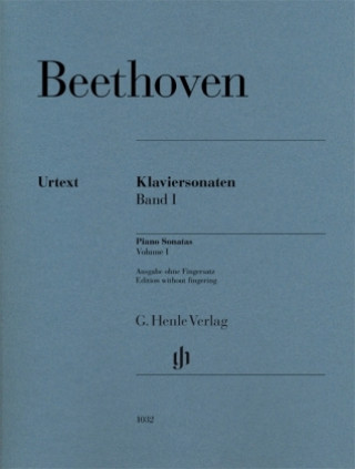 Kniha Klaviersonaten 1 br., Urtext Ludwig van Beethoven
