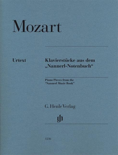 Carte Piano Pieces from the "Nannerl Music Book" Wolfgang Amadeus Mozart
