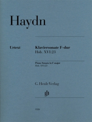 Kniha Klaviersonate F-dur Hob. XVI:23 Joseph Haydn