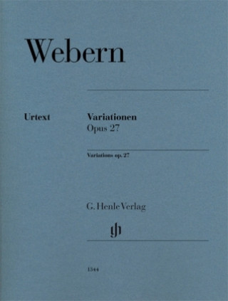 Kniha Variationen op. 27 Anton Webern