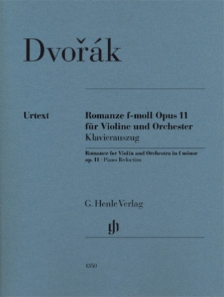 Kniha Romanze f-moll op. 11 für Violine und Orchester Antonín Dvorák