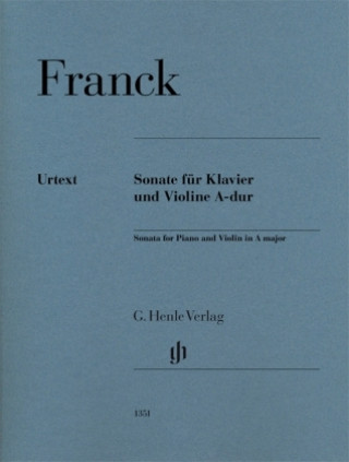 Carte Sonate für Klavier und Violine A-dur César Franck