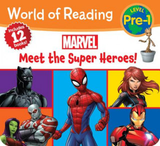 Carte World of Reading Marvel Meet the Super Heroes! (Pre-Level 1 Boxed Set) Marvel Press Book Group