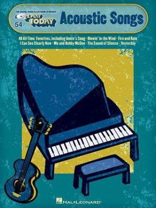 Könyv Acoustic Songs Hal Leonard Corp
