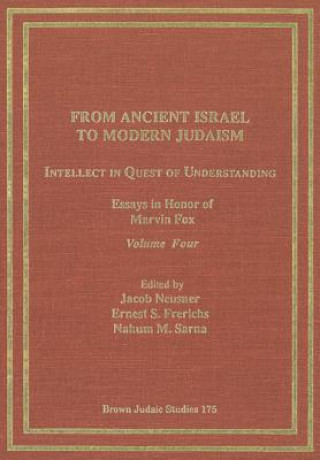 Carte FROM ANCIENT ISRAEL TO MODERN Jacob Neusner
