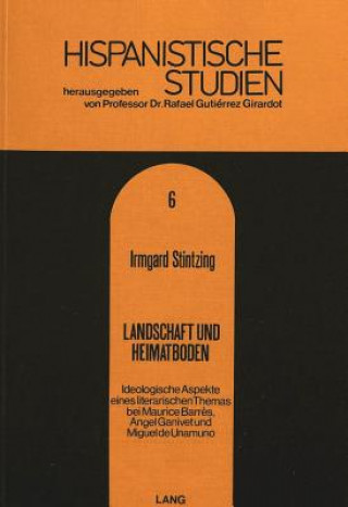 Livre Landschaft und Heimatboden Irmgard Stintzing