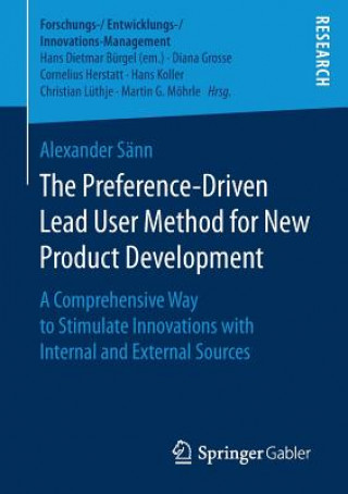 Книга Preference-Driven Lead User Method for New Product Development Alexander Sänn