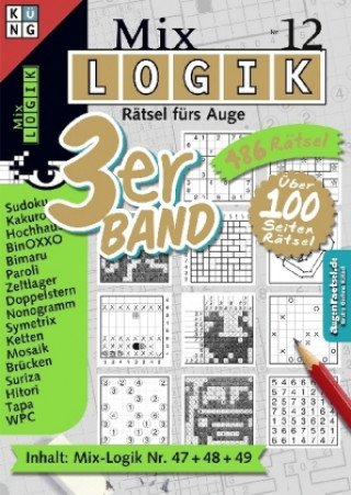 Könyv Mix Logik 3er-Band. Nr.12. Nr.12 Conceptis Puzzles