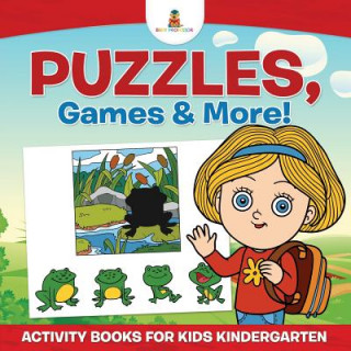 Книга Puzzles, Games & More! Activity Books For Kids Kindergarten Baby Professor