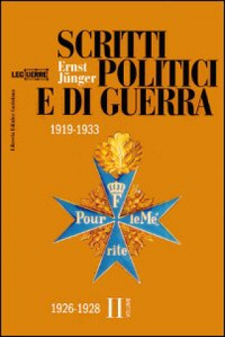 Kniha Scritti politici e di guerra 1919-1933 Ernst Jünger