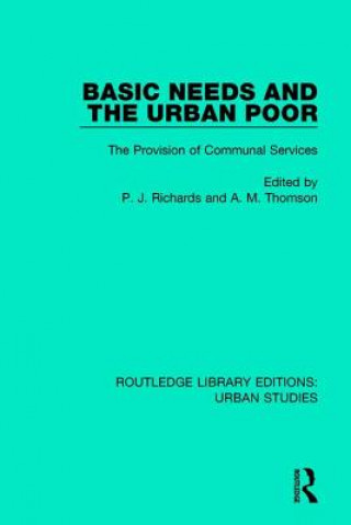 Kniha Basic Needs And The Urban Poor 