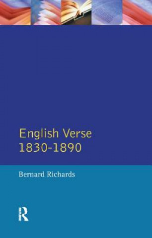 Книга English Verse 1830 - 1890 Bernard Richards