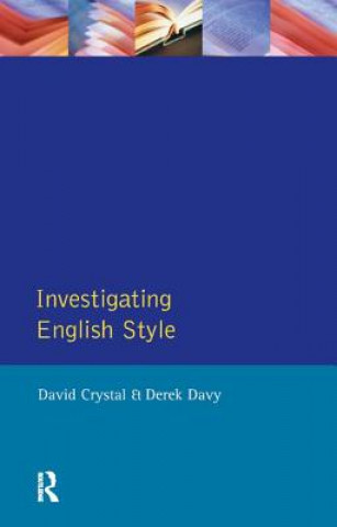 Carte Investigating English Style David Crystal