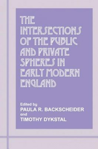 Kniha Intersections of the Public and Private Spheres in Early Modern England 