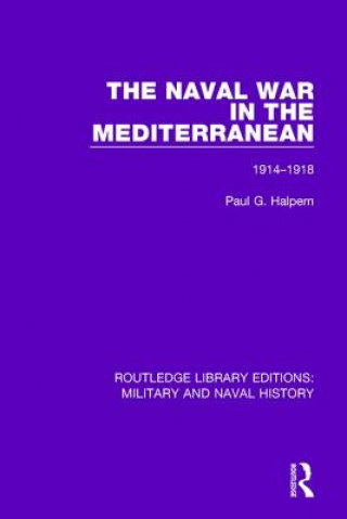 Kniha Naval War in the Mediterranean HALPERN