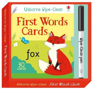 Carte Wipe-Clean First Words Cards Felicity Brooks