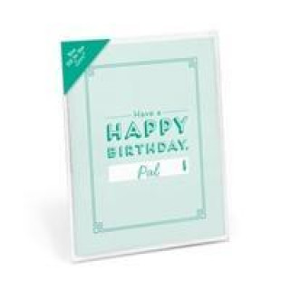 Libro Knock Knock Happy Birthday Fill in the Love Card Booklet Knock Knock