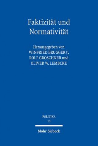 Könyv Faktizitat und Normativitat Winfried Brugger