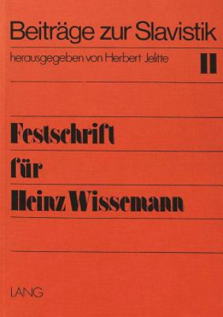 Carte Festschrift fuer Heinz Wissemann Herbert Jelitte