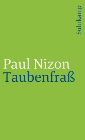 Kniha Taubenfraß Paul Nizon