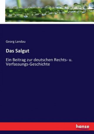 Kniha Salgut Landau Georg Landau