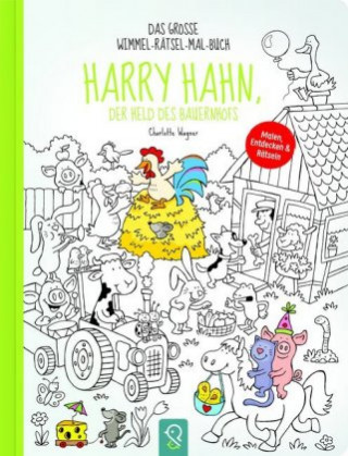 Carte Harry Hahn, der Held des Bauernhofs Charlotte Wagner