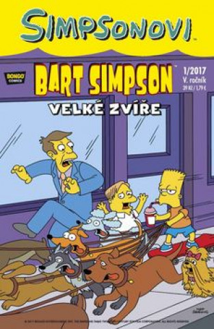 Kniha Bart Simpson Velké zvíře Matt Groening