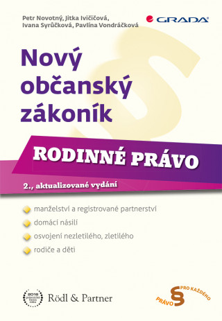 Book Nový občanský zákoník Rodinné právo Petr Novotný