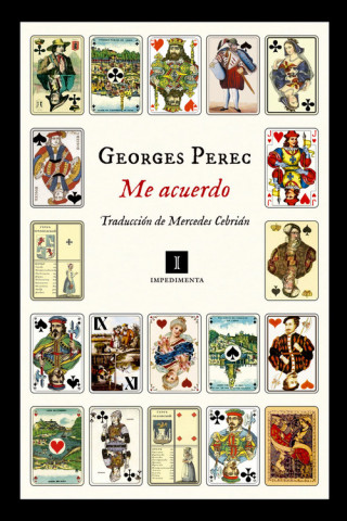Kniha Me acuerdo GEORGE PEREC