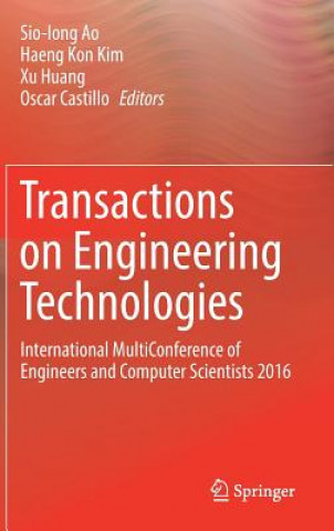 Książka Transactions on Engineering Technologies Sio-Iong Ao