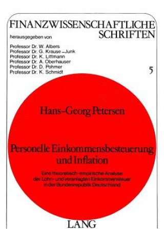 Book Personelle Einkommensbesteuerung und Inflation Hans-Georg Petersen