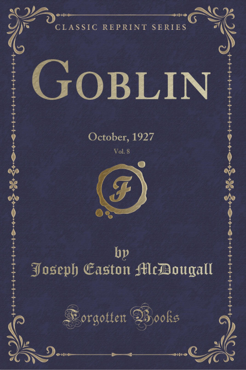 Kniha GOBLIN VOL 8 Joseph Easton McDougall