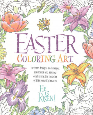 Książka EASTER COLORING ART Inc Product Concept Mfg