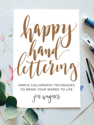 Kniha Happy Hand Lettering Jen Wagner