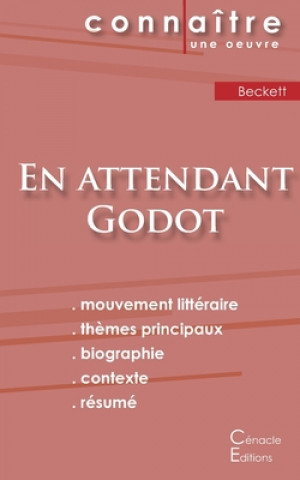 Kniha Fiche de lecture En attendant Godot de Samuel Beckett (Analyse litteraire de reference et resume complet) Samuel Beckett