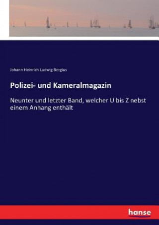 Knjiga Polizei- und Kameralmagazin Bergius Johann Heinrich Ludwig Bergius