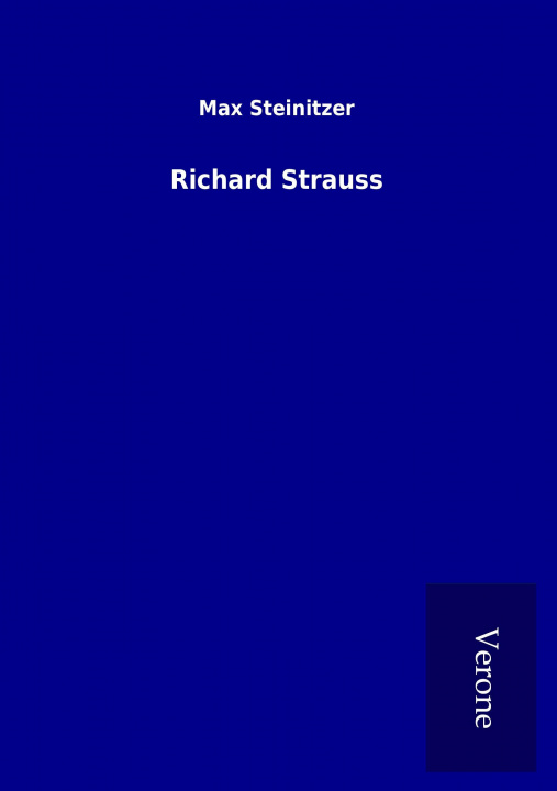 Książka Richard Strauss Max Steinitzer