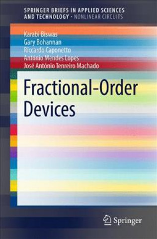 Kniha Fractional-Order Devices Riccardo Caponetto
