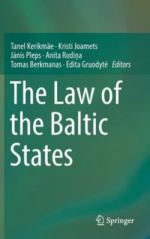 Książka Law of the Baltic States Tanel Kerikmäe