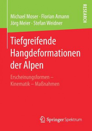 Kniha Tiefgreifende Hangdeformationen der Alpen Michael Moser
