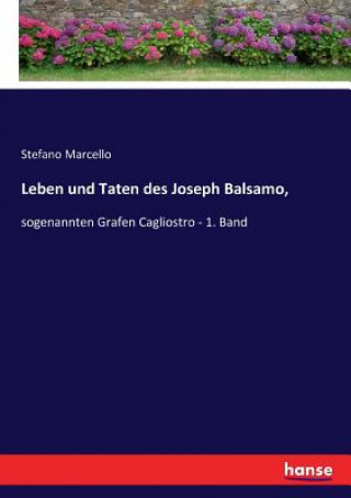 Książka Leben und Taten des Joseph Balsamo, STEFANO MARCELLO