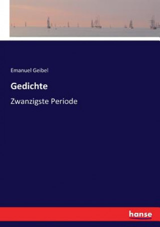 Kniha Gedichte Emanuel Geibel