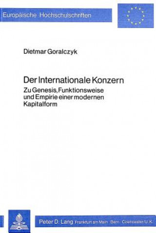 Carte Der internationale Konzern Dietmar Goralczyk