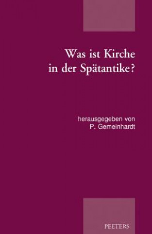 Książka GER-WAS IST KIRCHE IN DER SPAT P. Gemeinhardt