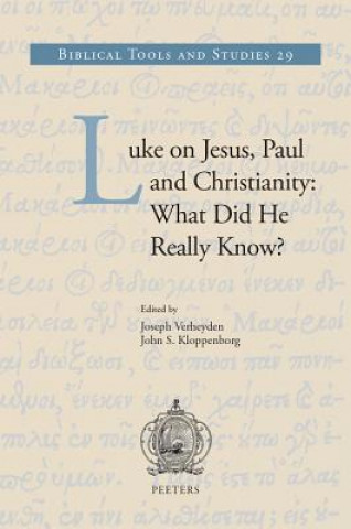 Book LUKE ON JESUS PAUL & CHRISTIAN Js Kloppenborg